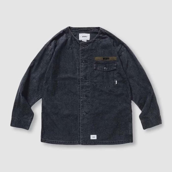 WTAPS SCOUT LS / SHIRT. COTTON. OXFORD 無領襯衫襯衫外套| Yahoo拍賣