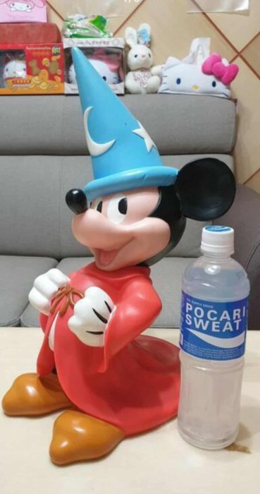 迪士尼幻想曲Mickey米奇16吋塑膠公仔存錢筒 高約41cm 主題餐廳擺飾 遊樂園擺飾 甜品店擺飾 觀光工廠擺飾