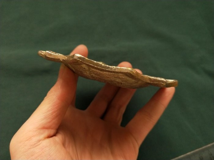 歐洲西洋回流vintage 銅鍍銀蜘蛛捕蠅圖案銅盤賞盤置物盤饒有趣味蜘蛛網