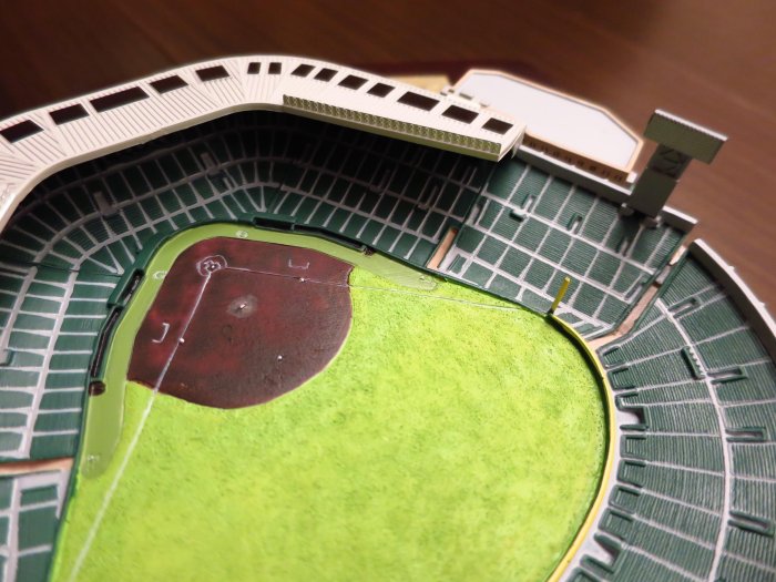 圓圓小舖}全新日本帶回阪神甲子園球場模型超擬真1:1500 阪神虎林威助