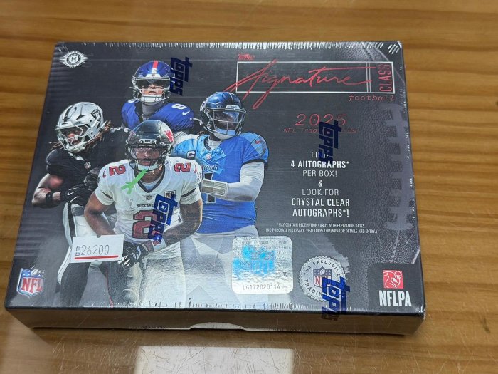 【雙子星】2025 NFL Topps Signature Class Jumbo 美足卡