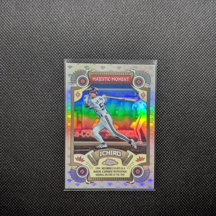 Topps - topps 2024 イチロー MAJESTIC MOMENT 1/1 スパフラ Yahoo!オークション - 2024 TOPPS NPB CHROME ベースボール