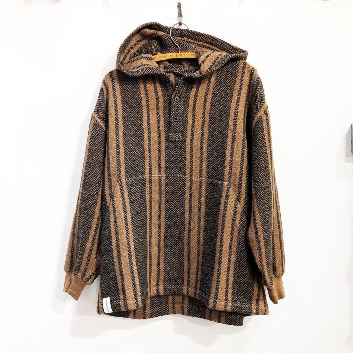 DESCENDANT BAJA HOODED LS SHIRT メキシカンパーカ DESCENDANT/BAJA HOODED LS SHIRT (WHITE)