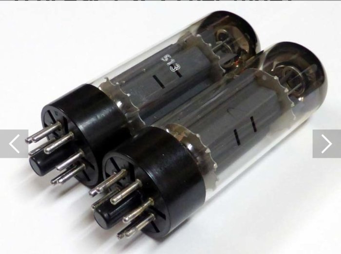 ESV62【希少】TESLA EL34 真空管２本 テスラ TESLA EL34(2本) 真空管 @34375 / 中古オーディオ買取、販売