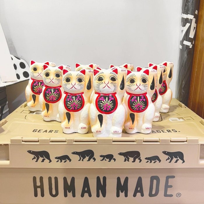希望商店】HUMAN MADE LUCKY CAT HARIKO FIGURE 22SS 人間製招財