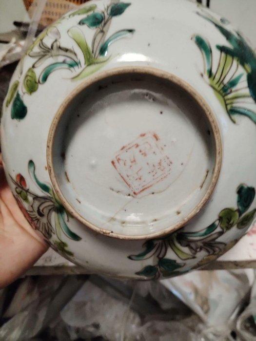 清乾隆粉彩四季花卉特大瓷碗直徑20公分真品收藏推薦特大清瓷碗粉彩花紋
