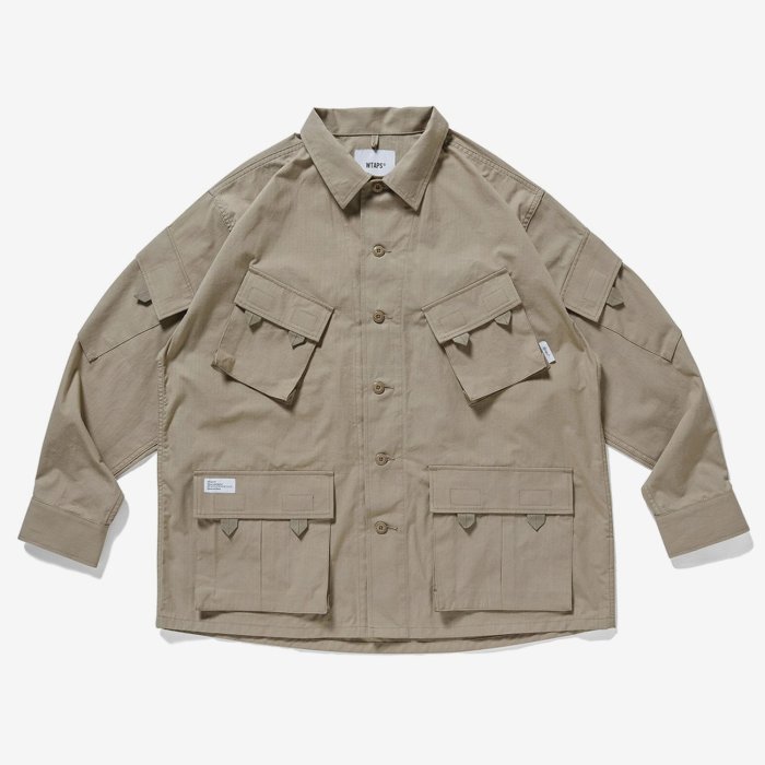【size03】WTAPS MODULAR LSCOTTON RIPSTOP □新作2020年 秋冬 WTAPS ダブルタップス MODULAR/LS/COTTON