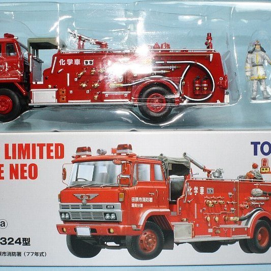 八田元氣小棧:日版－消防署TOMICA NEO TLV-N36a 日野KB324型化學消防車