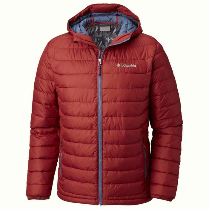 美國代購 Columbia Powder Lite Hooded 連帽羽絨外套 XS~XL 紅 藍 黑 輕量保暖