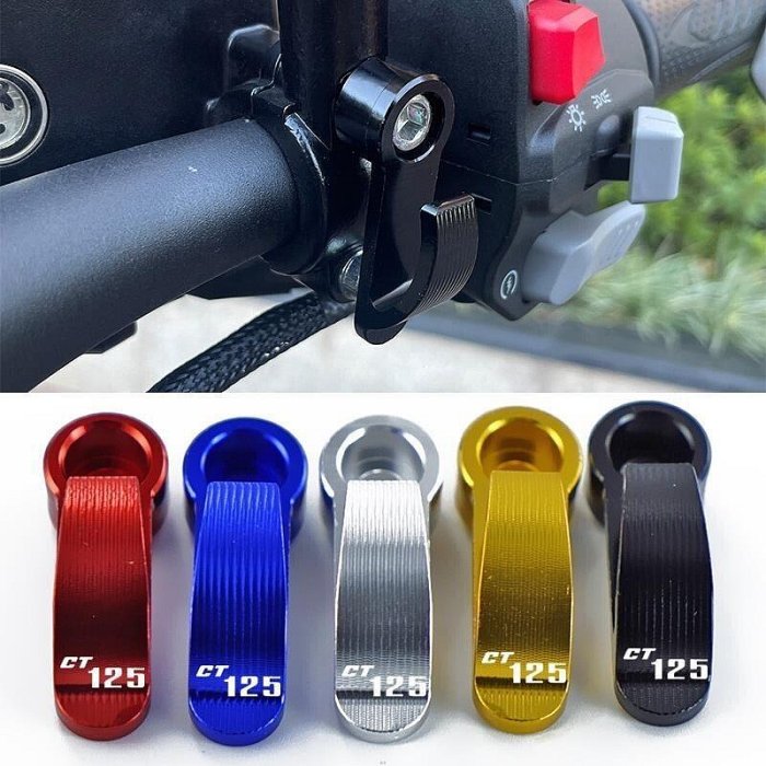 免運[AS]適用於 HONDA CT125 CT 125 2020 2021 通用 CNC 鋁製摩托車配件頭盔掛鉤行