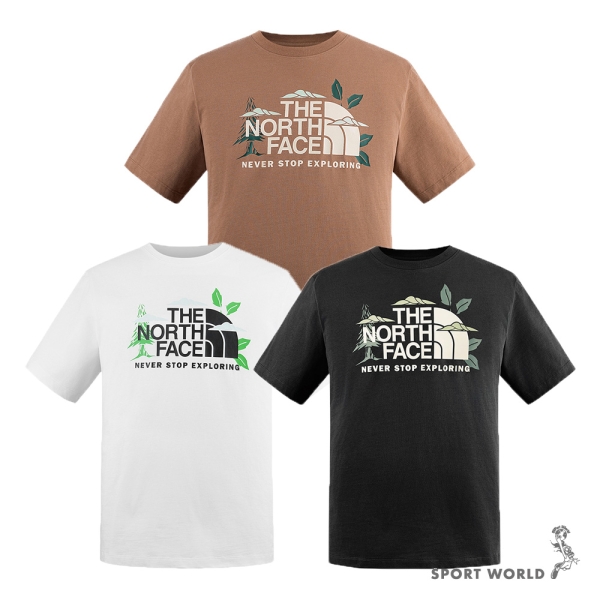 The North Face 北面 純棉短袖上衣 男裝 女裝 羅紋【運動世界】NF0A8D7W6IH/NF0A8D7WFN4/NF0A8D7WJK3
