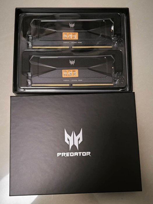 ACER 宏碁Predator Hera DDR5-8400 48GB(24G*2)(CL40)RGB超頻記憶體