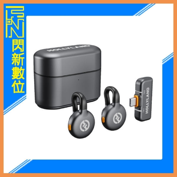 Hollyland LARK M2S Type-C 手機版 無線麥克風(公司貨)黑色