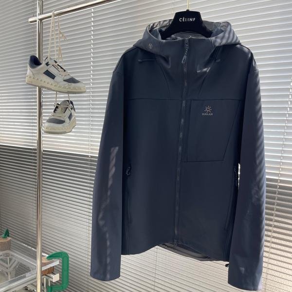『名品站』凱樂石KAILAS夏季新款時尚休閒外套 英倫風型男運動外套 原單大牌 戶外登山徒步薄絨軟殼外套夾克259AT28