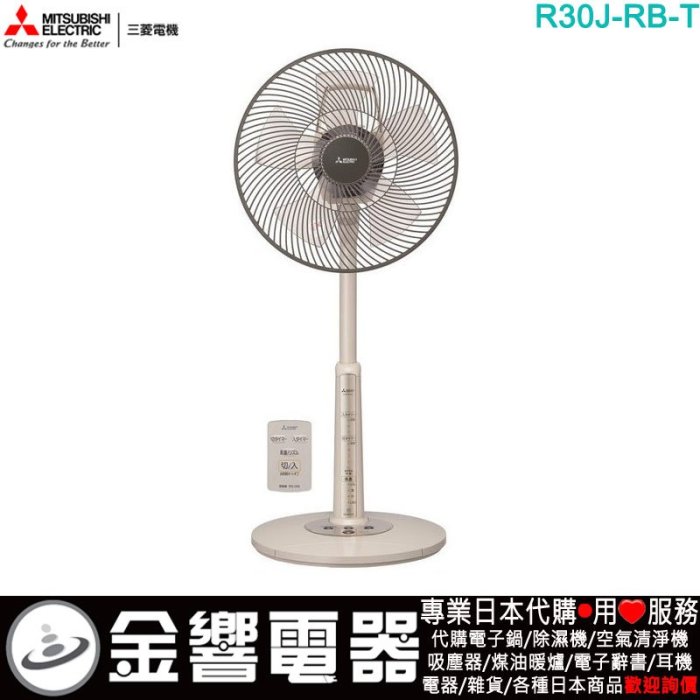 金響代購】空運,日本原裝,MITSUBISHI R30J-RB,三菱電風扇,立扇