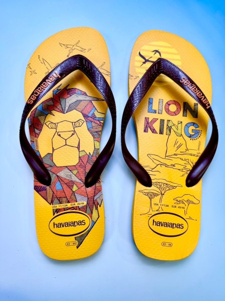havaianas 哈瓦士 巴西人字拖 男款 Disney 獅子王 迪士尼 涼鞋 拖鞋 夾腳拖 海灘鞋【南風百貨】