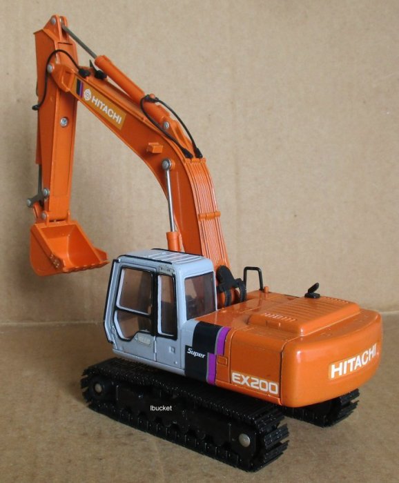 絕版品HITACHI EX200-2 1/40怪手挖土機模型---無外盒| Yahoo拍賣