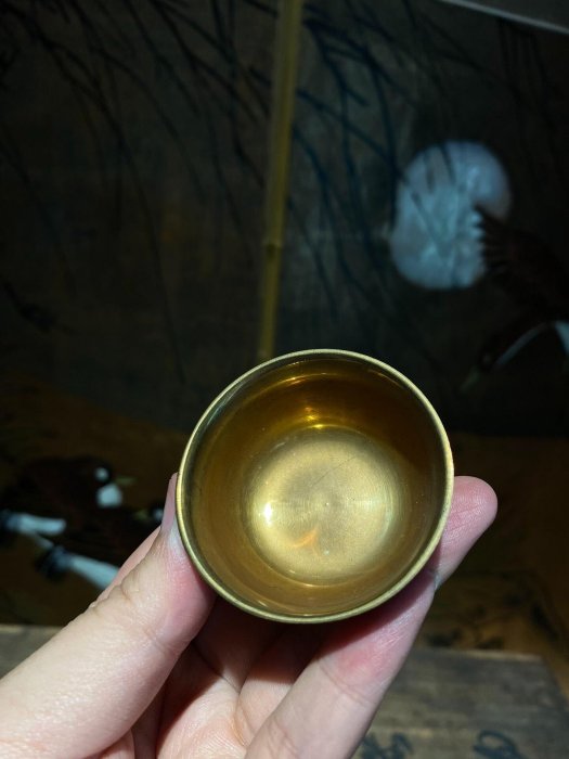 嚴選日本製24K金杯6個，精工打造直徑5.1cm、高2.5cm，總重202克Copper