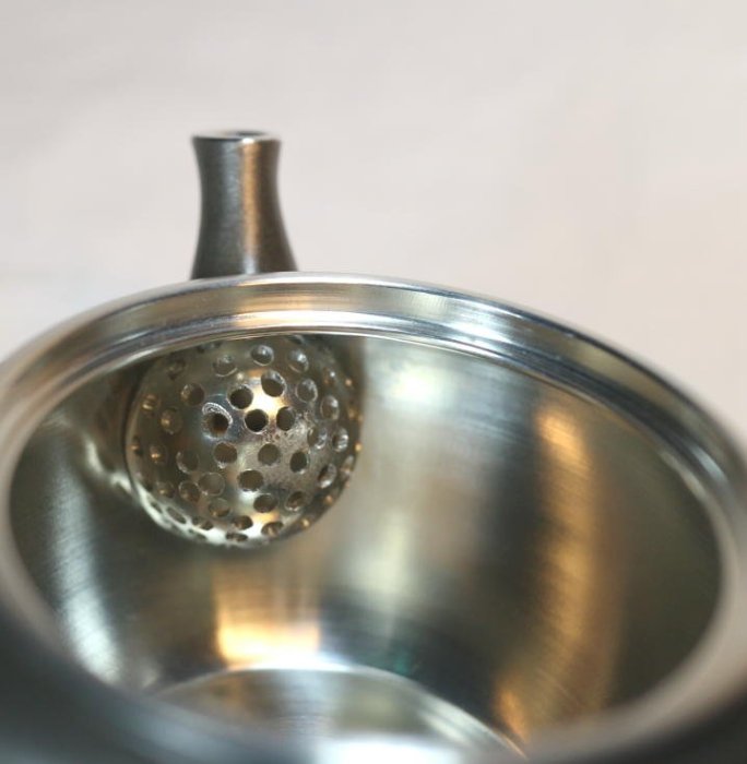 OSAKA SUZUKI~日本製造~大阪錫器~6-2-2~急須~ks-mi-yo~泡茶壺~200ml~錫