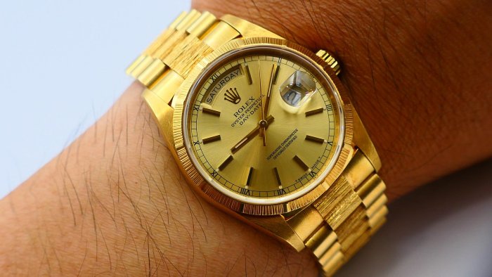 【美好時光】ROLEX勞力士18248樹紋款罕見一手錶無拋整超美品18038 18238參考