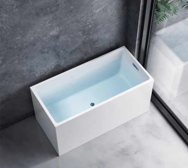 【麗室衛浴】國產 LS-0162 多款尺寸 無接縫全平獨立壓克力浴缸 108*60*56cm product lightbox image 5