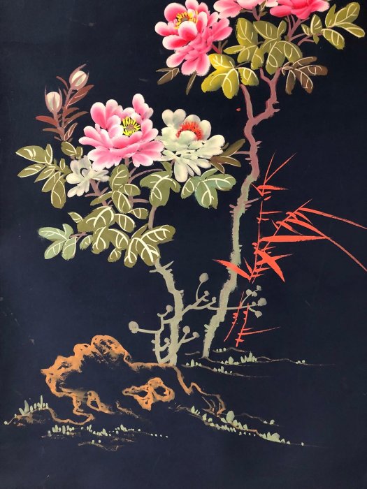 LB106【王雪濤】花鳥，四尺純手繪作品，尺寸:202＊88cm左右，畫芯尺寸