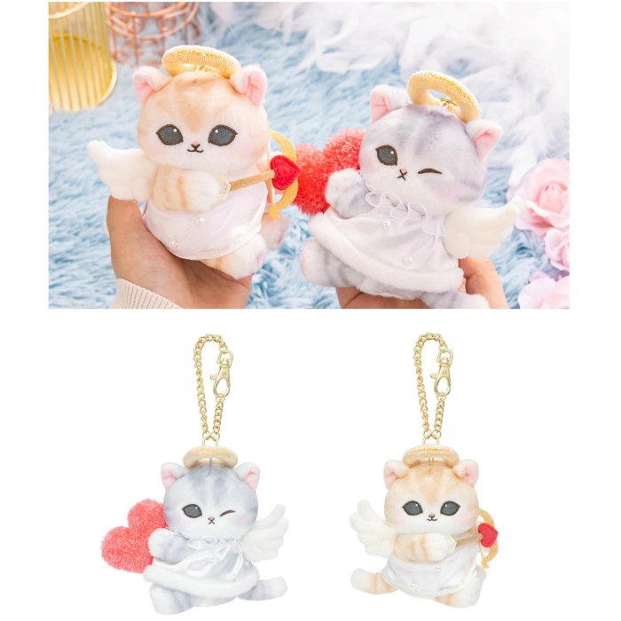＊日式雜貨館＊日本限定 mofusand 貓福珊迪 聖誕節限定 花圈貓 甜甜圈貓咪 萬聖節 貓咪掛飾 貓福珊迪吊飾 裝扮款 貓咪吊飾 南瓜貓咪