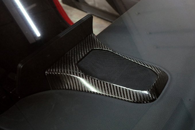 TOYOTA GR SUPRA CARBON碳纖維套件 儀表臺中央聲道喇叭飾板 日本製高品質產品