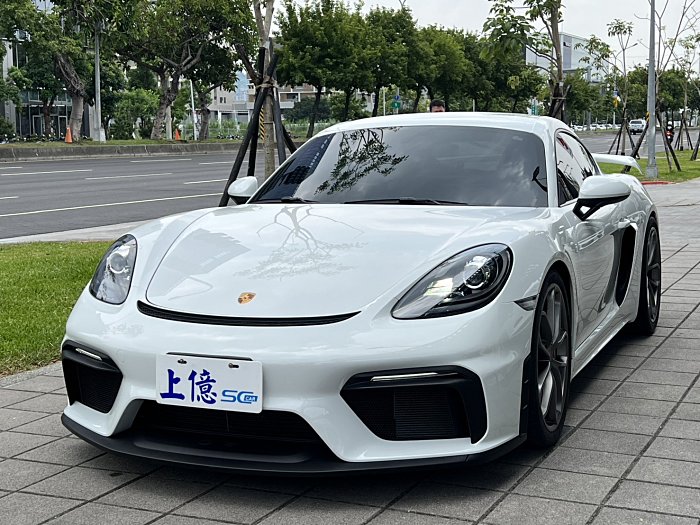 【台北上億】PORSCHE 718 CAYMAN GT4 白 2020