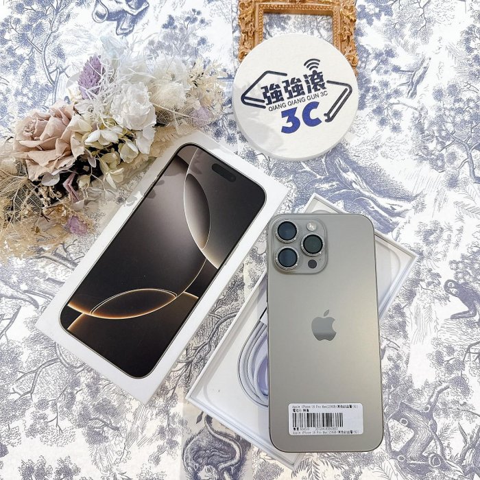 善化-二手iPhone16 Pro Max 256G 原色 #40855（店保365天）