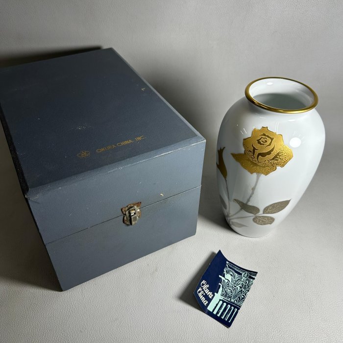 五代 三浦竹泉 白瓷金襴手 龍紋 輪花 香炉 共箱 公春在銘銀火屋添 約96ｇ 古玩輕鬆拍】日本昭和期御用名瓷大倉陶園OKURA 滿金緣金蝕バラ銀葉金彩
