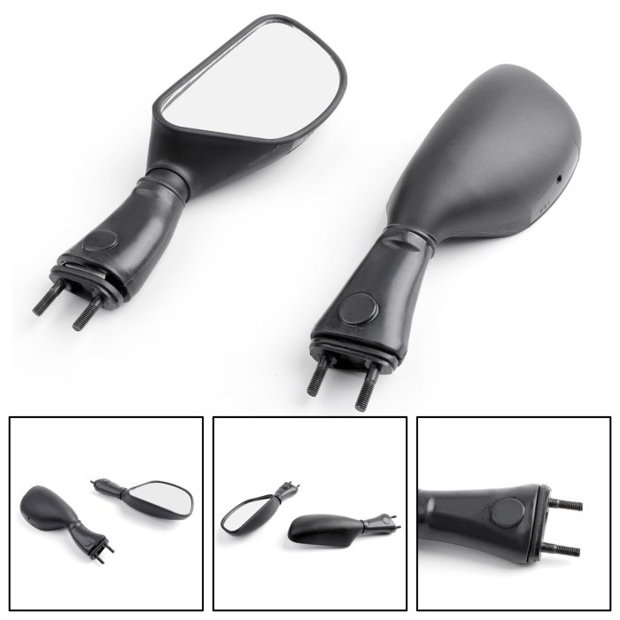 Kawasaki ZX6R 18-02 ZX9R ZX9 9R 98-03 原廠型照後鏡(黑色)036