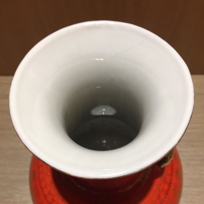 早期天命百壽花瓶早期花瓶花瓶老花瓶二手花瓶（只有一個花瓶） | Yahoo拍賣