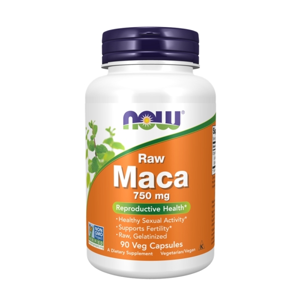 【NOW 娜奧】RAW MACA (生)瑪卡750mg膠囊 ~效期03/2029~特惠~Now Food 4777