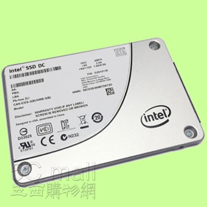 Intel DC S3520 1.6TB 3D MLC NAND SSD SATA 2.5 inch 企業向け 高耐久