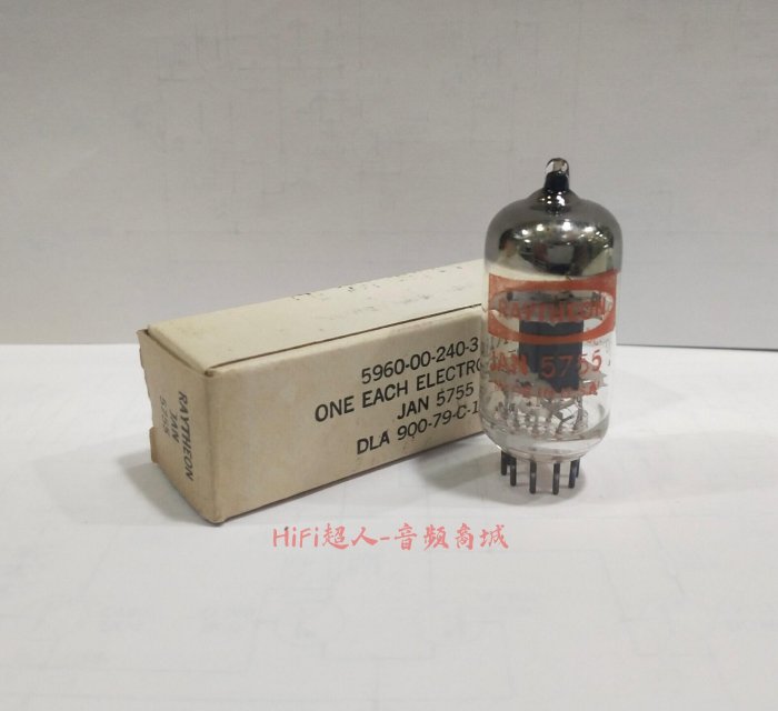 N*s様 RAYTHEON 50 真空管 真空管 RAYTHEON JAN 5755 USA製 長期保管品 4本セット A-516