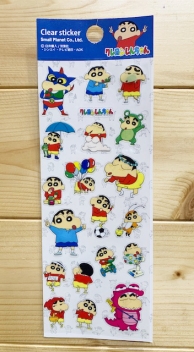 【震撼精品百貨】蠟筆小新 Crayon Shin-chan~蠟筆小新貼紙-白*43059