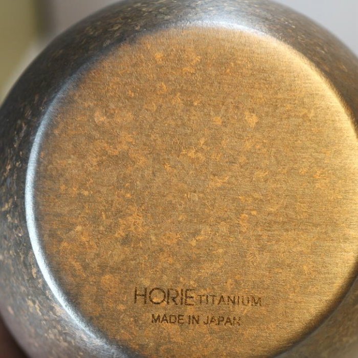 HORIE~日本製造~和瑞宜~鈦杯~T07ZN400SS~然~二重構造~鈦金屬杯~內銀