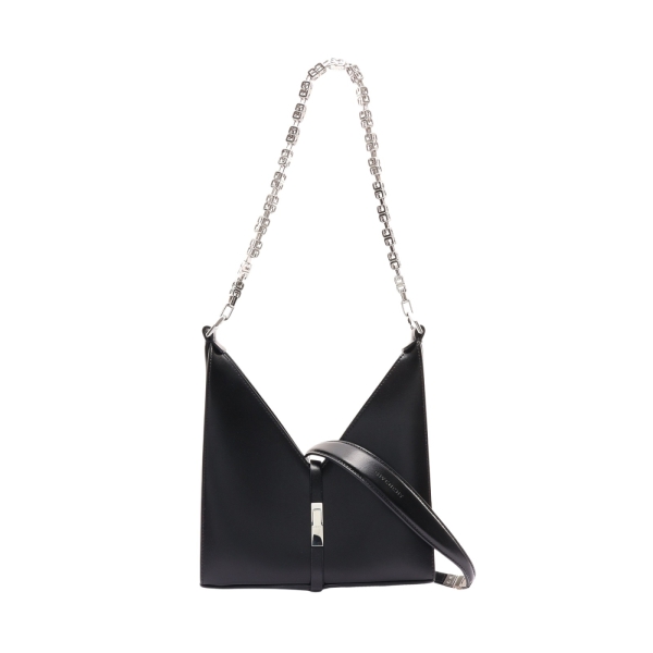 GIVENCHY 紀梵希 Cut Out 肩背包 黑色 光滑 牛皮 BB50HNB00D-001 【二手名牌BRAND OFF】