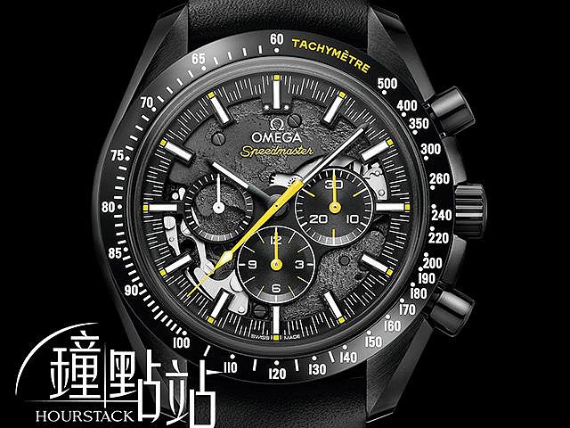 【鐘點站名錶】2022年 OMEGA 歐米茄 3119244300100 超霸 月之暗面 阿波羅8號 黑陶瓷 登月錶 手動上鏈 44.25mm BHX6129
