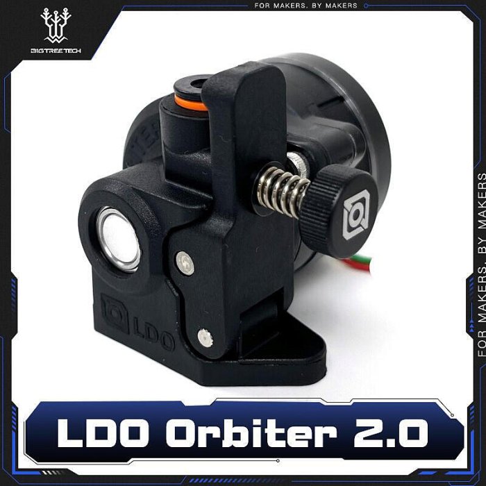 鄧威LDO Orbiter 2.0伽利略擠出機適用Voron2.4 3D印表機配件行星近程