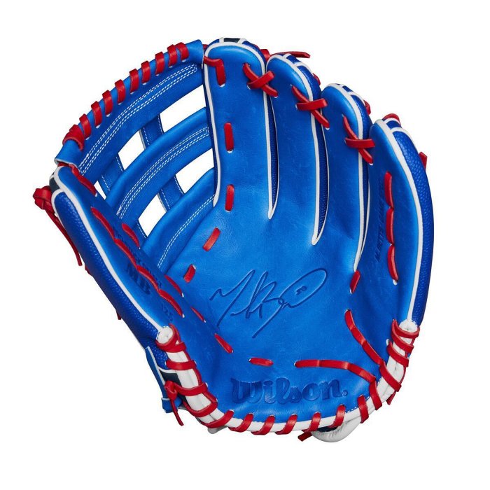 綠野運動廠))最新WILSON A2K MOOKIE BETTS MB50棒壘用硬式12.5