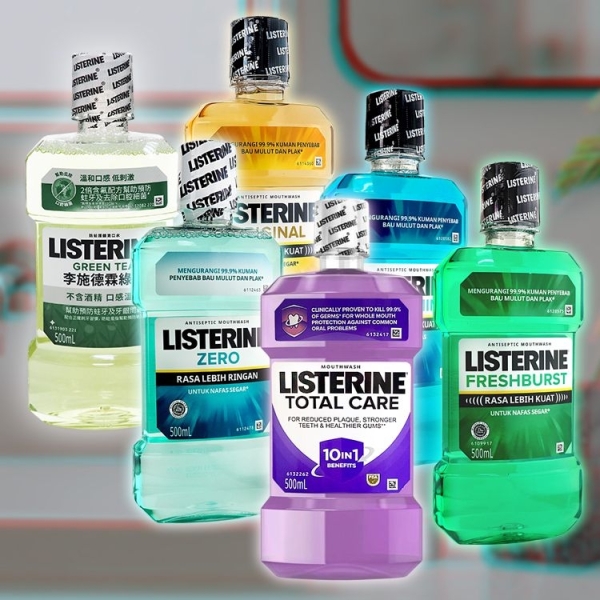 Listerine 李施德霖 漱口水(500ml) 款式可選【小三美日】DS008042 口腔清潔 午休 下班約會 口氣清新