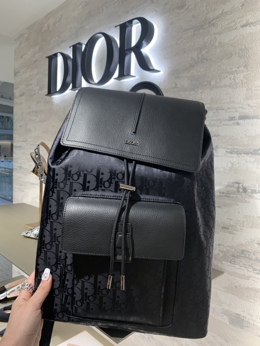 DIOR MOTION 老花後背包 黑色 櫃上實拍 預購