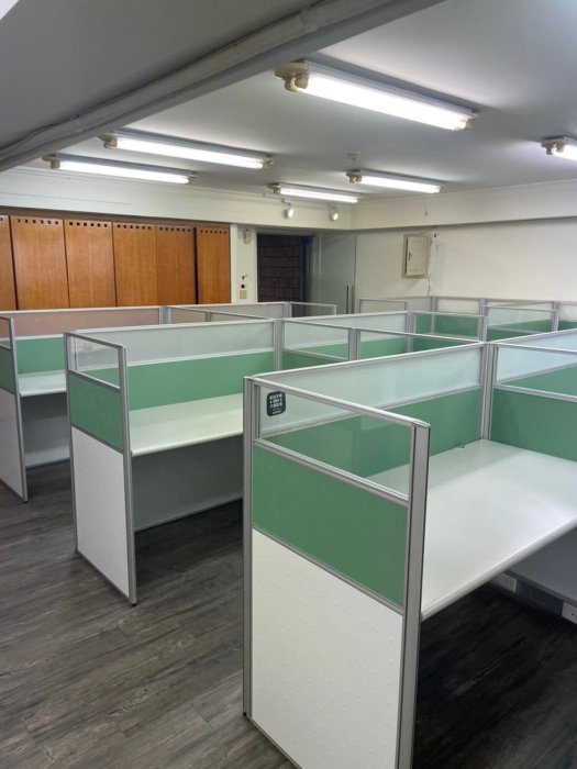 桃園國際二手貨中心------9成新 L型辦公室屏風 屏風辦公桌 140/160/122 H型 ㄇ字型 歡迎詢問