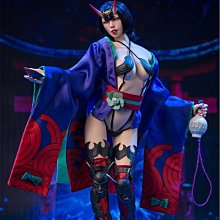 八田元氣:全新日版ALPHA K002 16 百鬼夜行酒顛1/6 酒吞童子包膠女素體