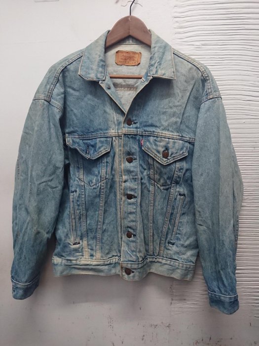 美國製古著levis 丹寧牛仔外套 70507-S號~#0796直購含運