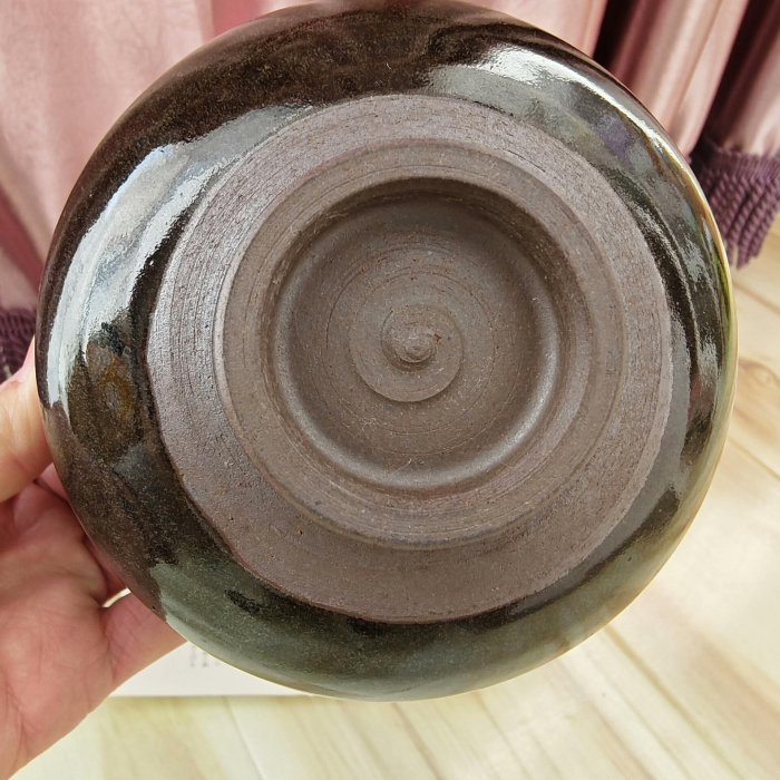 日本回流小岱燒小代燒健軍窯名家近重治太郎作釉變抹茶碗全品，帶原盒陶
