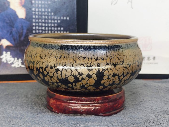 建盞閣}楊敏教授/一國五省+市非遺傳承人代表性作品金獎鷓鴣斑 全手工全