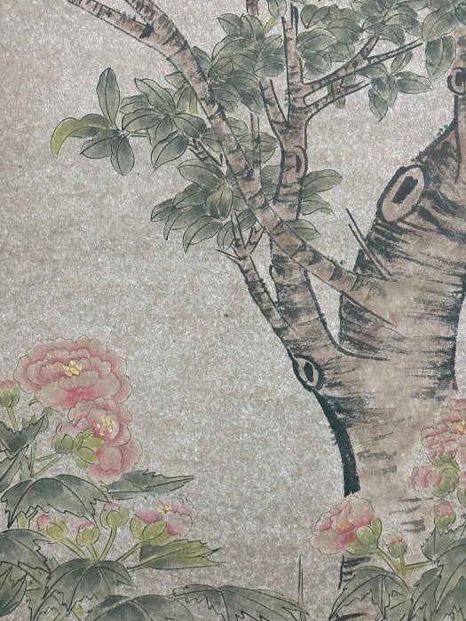 代號K64《蔣廷錫花鳥》四尺手繪作品材質：宣紙裝裱尺寸：213cm*81cm左